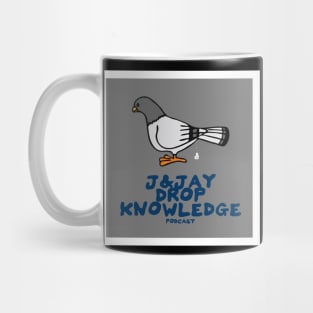 J and Jay Drop Knowledge Bird Pooping Mug